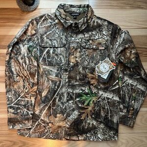 Realtree Camouflage Men's Shirt Jacket
